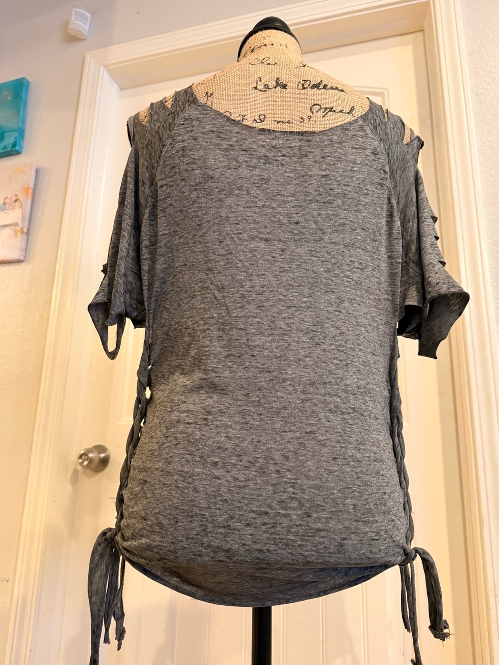 Jack Skellington Reworked Slashed Tee – Large - Picture 5 of 6